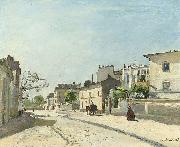 Johan Barthold Jongkind Rue Notre-Dame, Paris oil on canvas